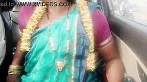 Daddy, your indian housewife daughter-in-law needs car sex with dirty telugu talk now