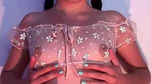 Young Colombian Girlfriend Fingers Juicy Pussy To Orgasm