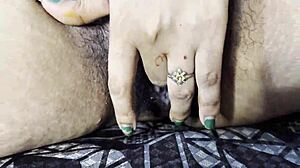 College girl fingers big pussy to orgasm in dorm