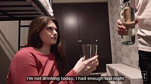 street pickup slut fucked raw in dorm cumshot explosion!