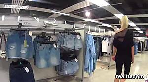 Charming Czech Cutie Tempted And Screwed In POV Shop