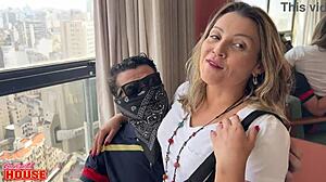 Married milf fucks two strangers as cuck hubby watches