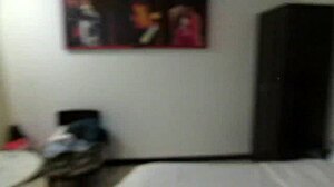 Girlfriend masturbates horny in hotel room blowjob tease?