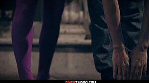 HOT BLONDE MILF Deepthroats in TABOO Stepfamily Threesome FUCK