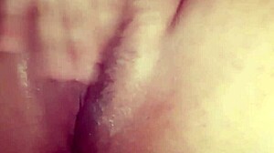 small foreskin cock cums best as girlfriend masturbates her wet pussy tits