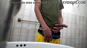 What's Italian straight guy doing in neighbor's bathroom