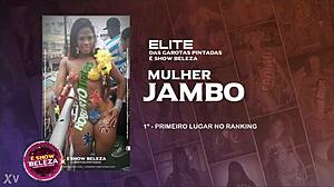 sexy brazilian oral with erotic body painting tease