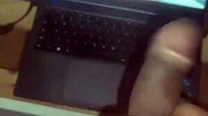 Masturbating Imagining Monster Cock Fills Masseuse's Tight Hole