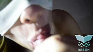 College Roommate Begs for Creampie After Rough Cowgirl Ride Cumshot