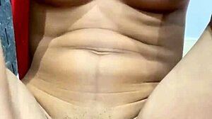 Young latina teen flaunts PETITE BODY to explosive ORGASM