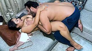 Bisexual Step Sister Seduces Step Brother with Big Natural Tits