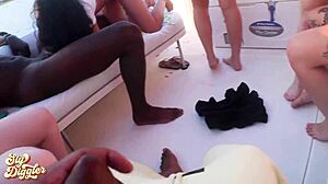 Miami Boat BTS Willow Ryder Ameena Green Aria Six Big Ass Action