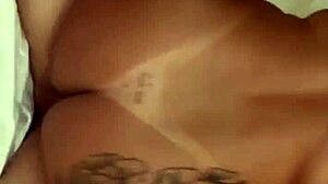 Stolen moments with busty Brazilian wife reveal her wild gaping side