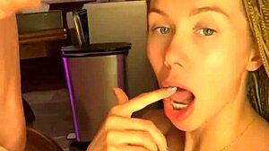 Watch Mia Bandini Go Ass-To-Mouth Then Swallow Homemade Cumshot