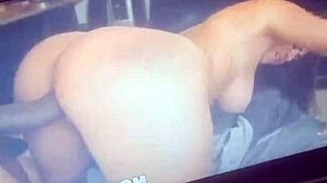 Masturbating Imagining Monster Cock Fills Masseuse's Tight Hole