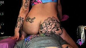 wanna watch this french blonde slut's ass gape from hard anal rimming and rough pounding?!