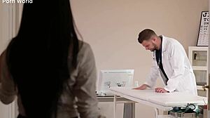 Gynecologists DP Slutty Patient Polly Pons Hard at Clinic - GP2521