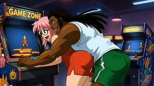 My hentai stepmom geeks out on retro games then fucks wild