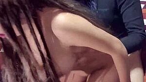 19yo uni girl's shocking double creampie party twist