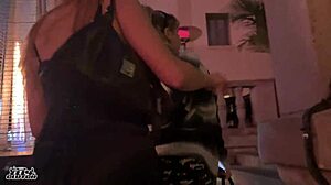 pervy besties drag me to hotel for crazy bisexual threesome pounding with big tits and tight pussies