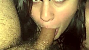 Amateur Lilith Sucks Ayden Deep In Ripped Clothes Close-Up Facial