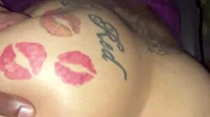 Lightskin ebony step-sister sucks cock with nice ass creampied outside before boyfriend date