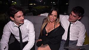 Le Iane And Annie Marin Double Vaginal Penetration Interview Casting Ep 10