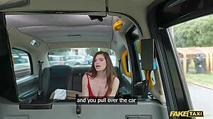 fake taxi slut begs for monster cock deepthroat gagging tight pussy orgasms pov quickie