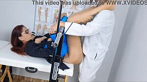 madrasta takes blindfolded enteada to kinky gyno for creampie exam