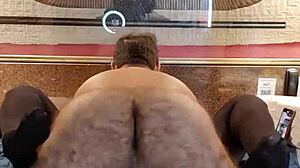 alinemilf's big pussy lips gape wide from doggystyle pounding creampie orgasm and toys in bent over bliss