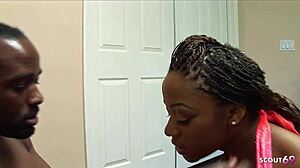 Big Tits Ebony Wife Seduces Neighbor for Cheating Fuck