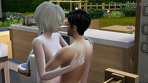 hey sims 4 voyeur catches em gettin freaky in the tub