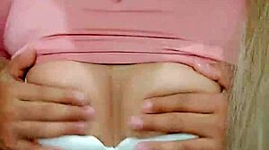 rosadita transexual strokes cock with her rich ass out