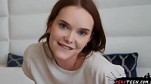 pervteen hot chick caught rubbing with dirty book