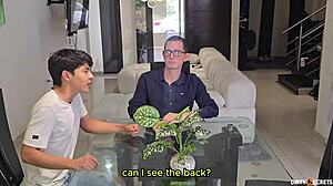 StepMom's Bedroom Deal: Fuck My Wife Or I Tell Your Trans GF Everything