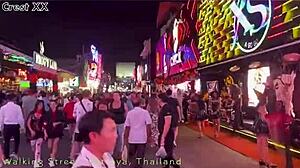 pattaya halloween street dances turn sexy with private thai gogo teases