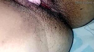 Skinny latina amateur chubby beauty masturbates with dildo in lingerie moaning submissively