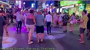 pattaya halloween street dances turn sexy with private thai gogo teases