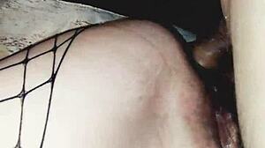 wanna see this skinny mature wife in stockings take amateur homemade anal assfucking and licking?