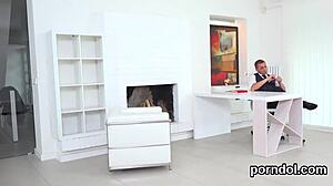 Young Natural Tits Student Seduced and Fucked Hard by Old Lecturer Vagina Pounding