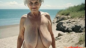 Classy plump nun granny with saggy huge melons tempts your fantasies