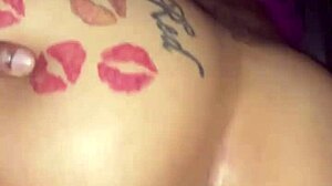 Lightskin ebony step-sister sucks cock with nice ass creampied outside before boyfriend date