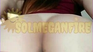 pregnant redhead sol megan fire masturbates lactating wildly