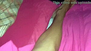 Blonde trans milf deepthroats my cock on bed wants sunday anal fuck