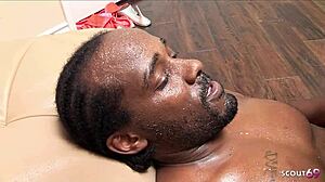 Big Tits Ebony Wife Seduces Neighbor for Cheating Fuck
