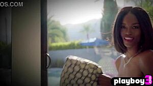 ebony milf eugenia washington strips naked showing bubble butt and small natural tits 😍🔥