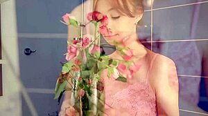 russian virgin chloe moretta fingers pussy in shower