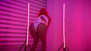 Colombian Petite Dancer Sways Seductively For Cash