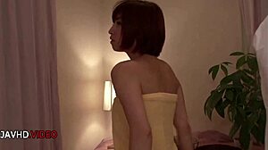 Jav Goddess Sucks Cock to Orgasm After Steamy Massage