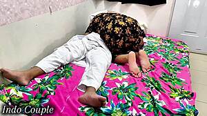 niqab hijab muslim girl spots stepbrothers big cut cock and gets disturbed real quick